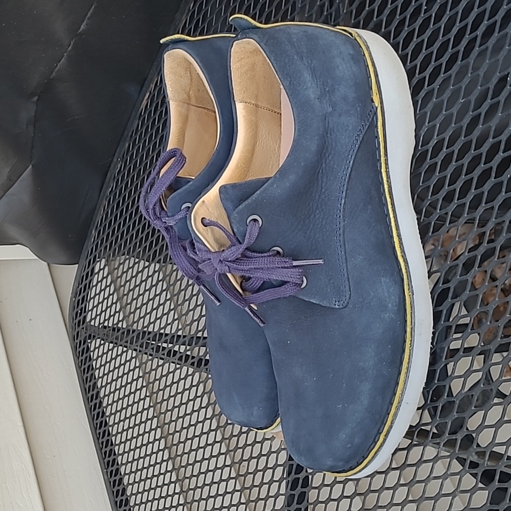 Samual Hubbard Hubbard Free Original UnSneaker Navy Nubuck Mens 11 - Picture 2 of 7